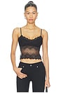 view 1 of 5 So Fine Lace Cami Lined Cup Bra in Black