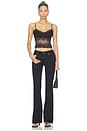 view 5 of 5 So Fine Lace Cami Lined Cup Bra in Black