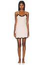 view 1 of 3 Delicious With Lace Chemise in Tender & Chocolate