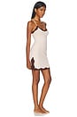 view 2 of 3 Delicious With Lace Chemise in Tender & Chocolate