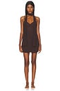 view 1 of 4 Liv Mini Dress in Chocolate