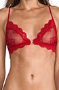 view 4 of 4 So Fine Lace Bralette in Red