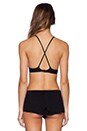 view 3 of 3 Second Skin Racerback Bra in Black