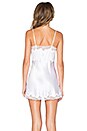 view 3 of 4 All Year Long Silk Charmeuse Mini Slip in Antique White