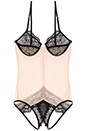 view 1 of 1 Whisper Sweet Nothings Coucou Bodysuit in Nude & Black