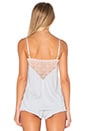 view 3 of 4 Venice Low Back Cami in Silver & Petal