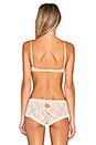 view 3 of 4 Stretch Lace Underwire Bra in Nude