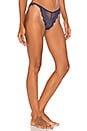 view 2 of 3 So Fine Lace Thong in Lapis Stone