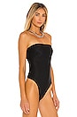 view 3 of 5 Second Skins Strapless Bodysuit in Black