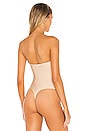 view 4 of 5 Second Skin Strapless Bodysuit in Nude