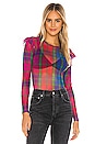view 1 of 4 No Doubt Ruffle Top in Plaid