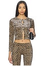 view 1 of 5 Classic Cardigan in Leopard