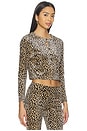 view 2 of 5 Classic Cardigan in Leopard