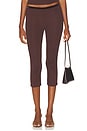 view 2 of 6 LEGGINGS CAPRI RIGHT BANK in Chocolate