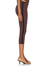 view 4 of 6 LEGGINGS CAPRI RIGHT BANK in Chocolate