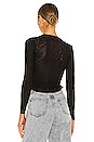 view 3 of 4 Wrap Top in Black