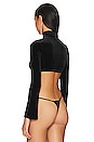 view 4 of 5 Velvet Underground Cutout Bodysuit in Khol