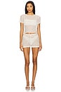 view 5 of 6 Little Flower Coquette Baby Tee in Off White
