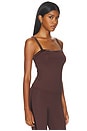 view 2 of 5 TOP CAMISOLA RIGHT BANK COLINE in Chocolate