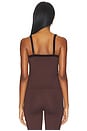 view 4 of 5 TOP CAMISOLA RIGHT BANK COLINE in Chocolate