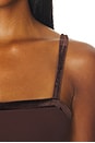 view 6 of 5 TOP CAMISOLA RIGHT BANK COLINE in Chocolate