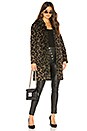 view 1 of 3 MANTEAU DOCILE in Khaki Leopard