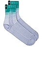 view 1 of 2 All Day Socks in Iceblue & Melone