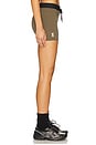 view 2 of 6 x The Loop & Pleasures Pace Short Tights in Olive