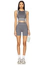 view 5 of 6 Studio Knit Shorts in Rock & Glacier