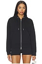 view 2 of 6 SUDADERA CLUB COLLECTIVE FZ in Black
