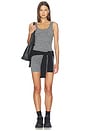 view 4 of 5 Studio Knit Romper in Graphite Heather