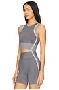 view 2 of 4 Studio Knit Crop Top in Rock & Glacier