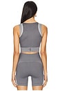 view 3 of 4 Studio Knit Crop Top in Rock & Glacier