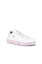 view 2 of 6 THE ROGER Advantage Sneaker in White & Lily