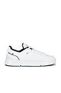 view 1 of 6 The Roger Centre Court Sneaker in White & Evergreen