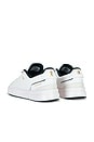 view 3 of 6 The Roger Centre Court Sneaker in White & Evergreen
