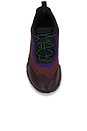 view 5 of 6 Cloud 6 Geo Waterproof Sneaker in Black & Tyrian