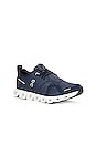 view 2 of 7 Cloud 5 Terry Sneaker in Ink & Navy