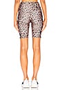 view 3 of 4 High Rise Bike Short in Leopard