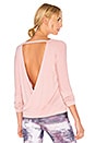 view 1 of 5 Drapey V Back Tank in Blush