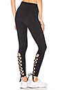 view 1 of 5 LACED UP 레깅스 in Black