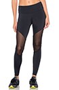 view 1 of 4 Track Legging in Black Mesh
