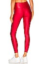 view 3 of 4 High Rise Liquid Legging in Red Liquid