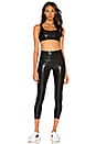view 4 of 4 High Basic Midi Legging in Black Mystique