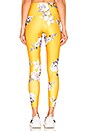 view 3 of 4 High Basic Midi Legging in Golden Floral
