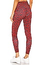 view 3 of 4 LEGGINGS TAILLE HAUTE in Red Leopard