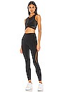 view 4 of 4 Shape Midi in Black Stripe Mesh