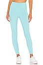 view 1 of 5 Sweetheart Midi Legging in Cyan Rib