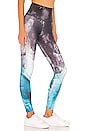 view 2 of 4 Graphic High Rise Midi Legging in Smokey Ice