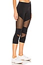 view 2 of 4 Cut Out Capri in Black